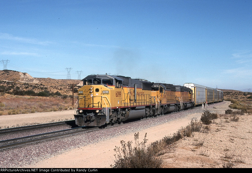 UP 6099 on Cajon Pass